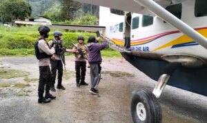 Kronologi Pesawat Karavan Asia One Ditembak OTK di Distrik Beoga Kabupaten Puncak