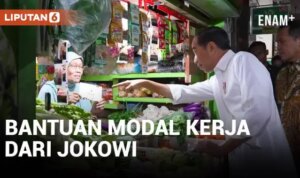 VIDEO: Jokowi memberikan bantuan modal kerja kepada pedagang di Pasar Wonogiri