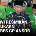 VIDEO: Resmikan Kongres GP Ansor, Jokowi: Unik!