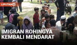 VIDEO: Tanpa Diketahui, 137 Imigran Rohingya Kembali Mendarat di Aceh Timur