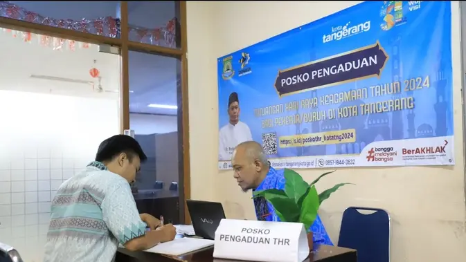 Disnaker Kota Tangerang membuka Posko Pengaduan THR Idul Fitri 2024